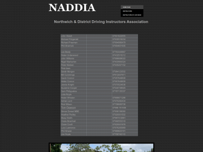naddia.co.uk snapshot