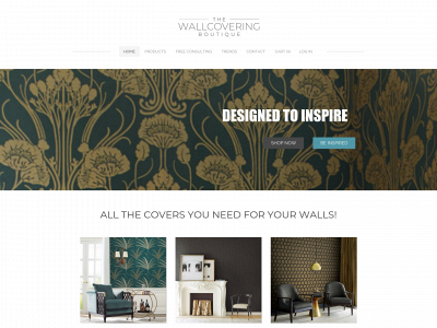 www.thewallcoveringboutique.com snapshot