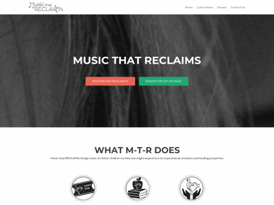 musicthatreclaims.org snapshot