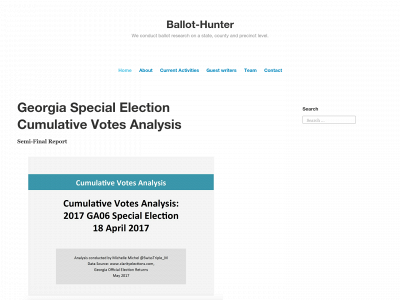 ballot-hunter.com snapshot