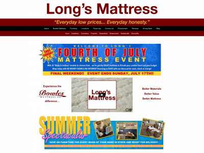longsmattress.com snapshot
