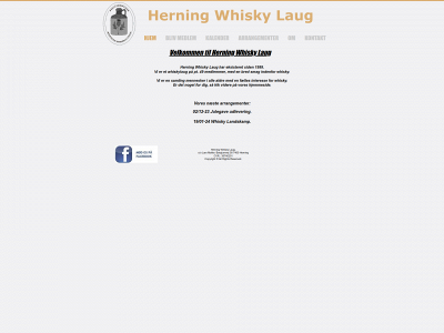 herningwhiskylaug.dk snapshot