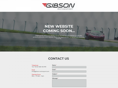gibson-motorsport.com snapshot