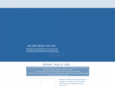 primary-healthcare.se snapshot
