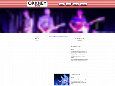 orkney.band snapshot