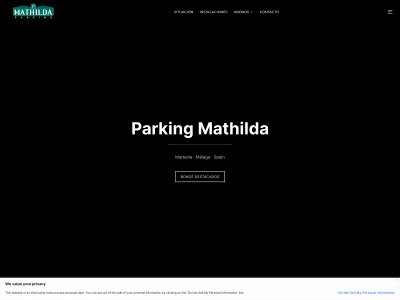 parkingmathilda.com snapshot