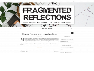 fragmentedreflections.com snapshot