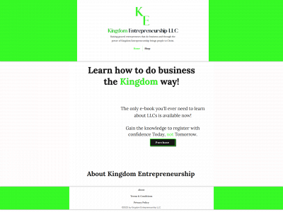 kingdomentrepreneurship.co snapshot