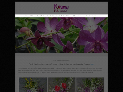 kaimuflowers.com snapshot