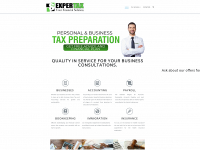 expertaxfinancial.com snapshot
