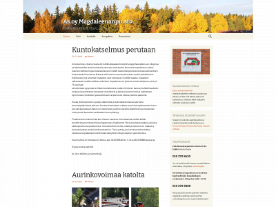 magdaleenanpuisto.fi snapshot
