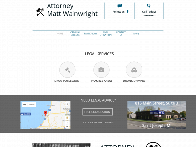 attorneymattwainwright.com snapshot