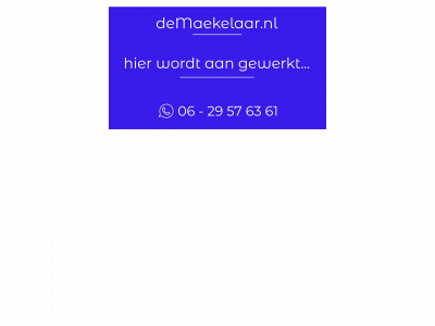 demaekelaar.nl snapshot