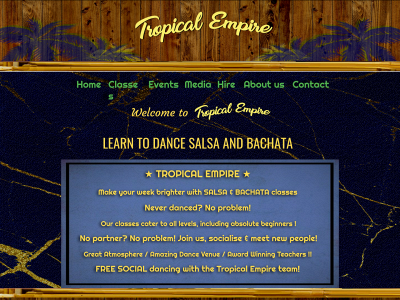 tropicalempire.co.uk snapshot