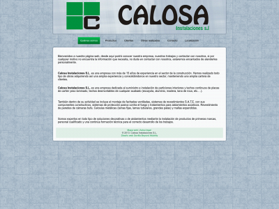 www.calosainstalaciones.com snapshot