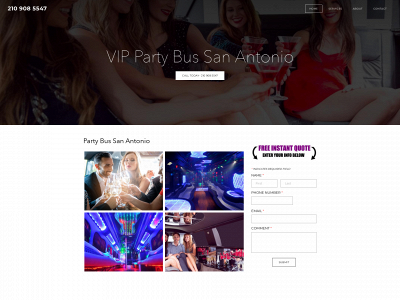 www.partybussanantonio.net snapshot