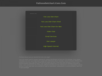 fatlossdietchart.com.com snapshot