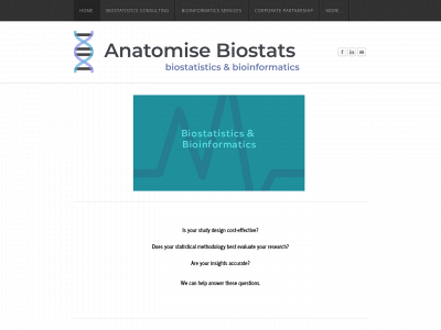 www.anatomisebiostats.com snapshot