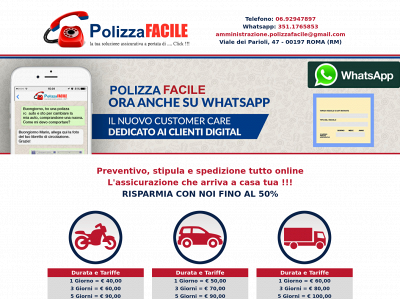 polizzafacile.net snapshot