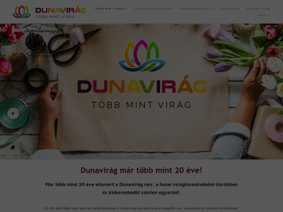 www.dunavirag.hu snapshot