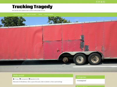 truckingtragedy.com snapshot