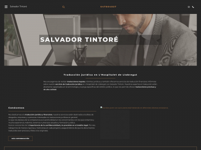 www.salvadortintore.es snapshot
