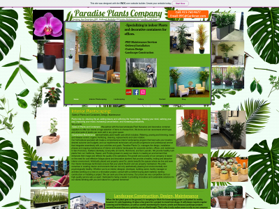 paradiseplantsco.com snapshot