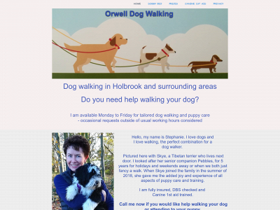 orwelldogwalking.co.uk snapshot