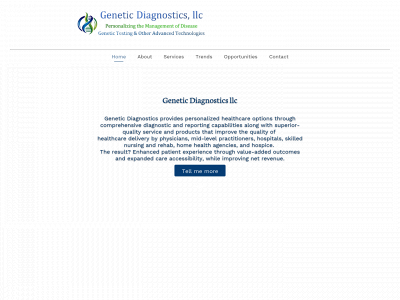 www.geneticdiagnostics.net snapshot