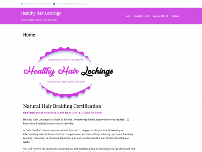 healthyhairlockings.com snapshot