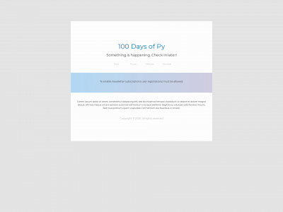 100daysofpy.com snapshot