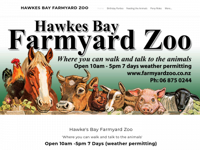 www.farmyardzoo.co.nz snapshot