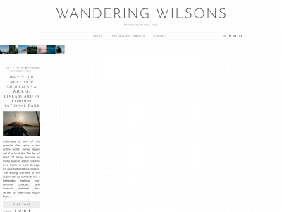 wanderingwilsons.com snapshot