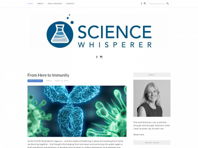 sciencewhisperer.com snapshot