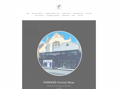 www.parkersformalwear.com snapshot