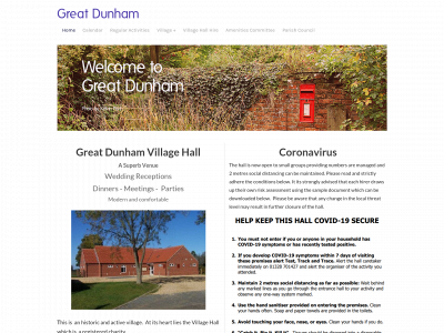 www.greatdunham.org.uk snapshot