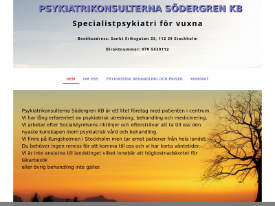 psykiatrikonsulterna.se snapshot