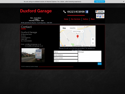 duxfordgarage.co.uk snapshot