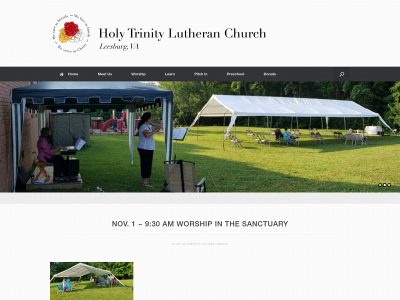 holytrinityleesburg.org snapshot