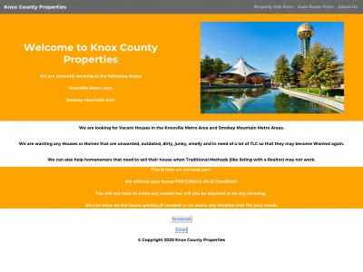 knoxvillemetroproperties.com snapshot