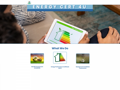 energycert4u.co.uk snapshot