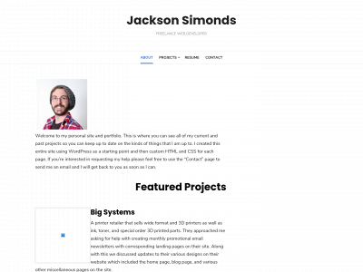 jacksonsimonds.info snapshot