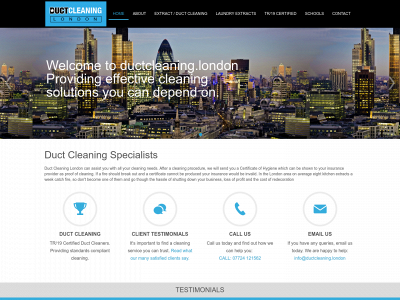 ductcleaning.london snapshot