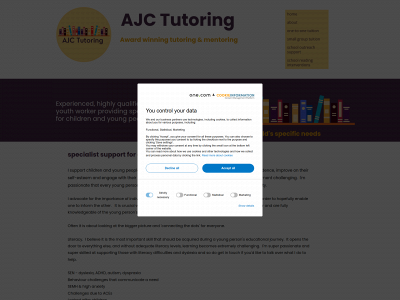 ajc-tutoring.co.uk snapshot