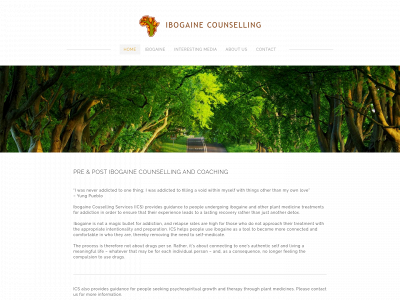 www.ibogaine-counselling.com snapshot