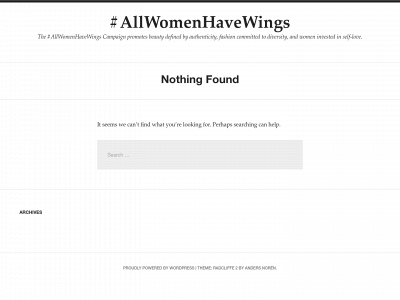 allwomenhavewings.com snapshot
