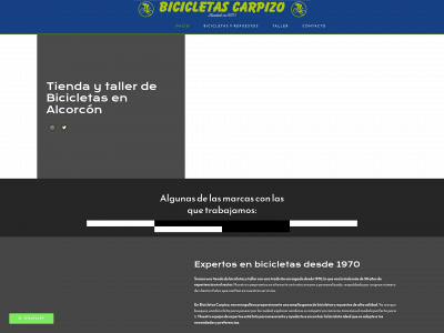 www.bicicletascarpizo.es snapshot
