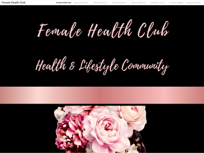 femalehealthclub.com snapshot