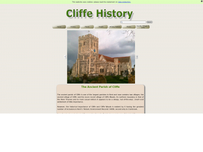 cliffehistory.co.uk snapshot