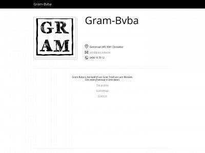 gram-bvba.be snapshot